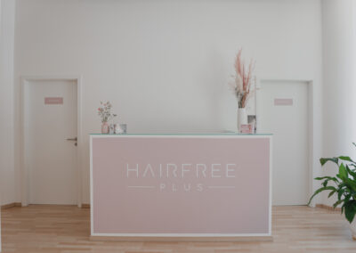 Hairfree PLUS Empfangsbereich